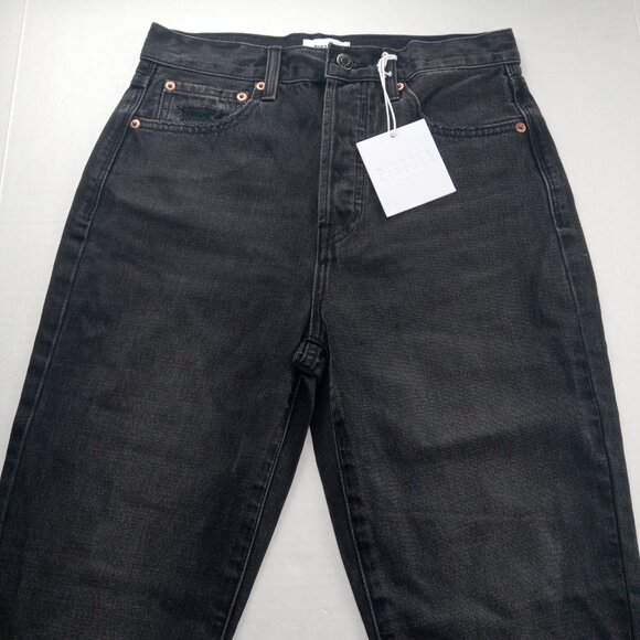 Pistola Women's Keaton High Rise Slim Straight Jeans Size 26 Taurus Black Wash - Picture 2 of 8